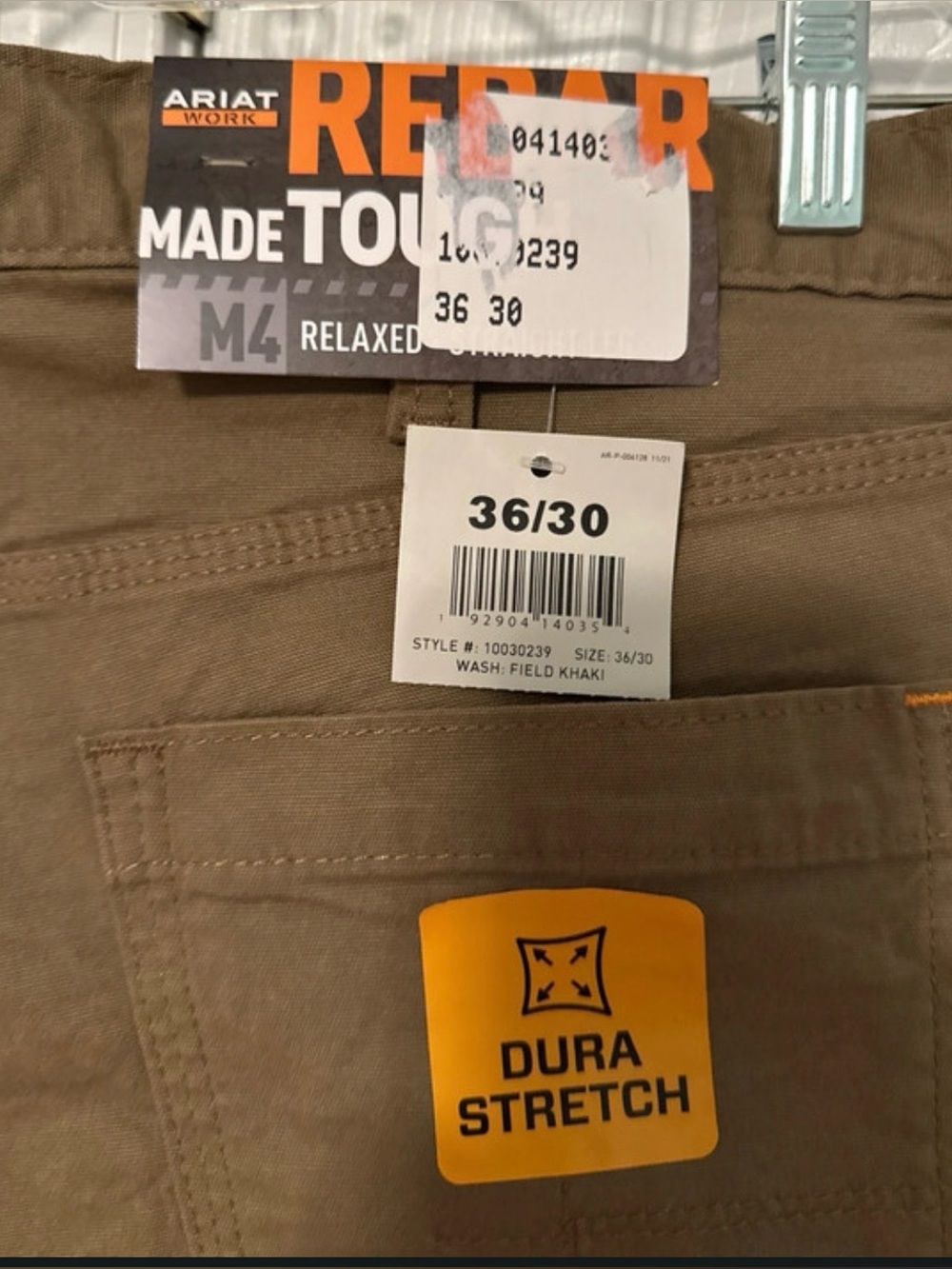 Ariat Men’s Cargo Pants - Field Khaki Brown